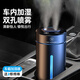 菲淼車(chē)載加濕器汽車(chē)家用香薰自動(dòng)補水空氣凈化氛圍燈無(wú)線(xiàn)噴霧清新器 【黑色】加濕器+3瓶香水