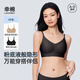 幸棉明星同款 粉底液內衣女無(wú)尺碼文胸方領(lǐng)無(wú)痕不透背心胸罩隱形夏 【2件背扣款】隱形膚+黑色 均碼 F(A-C杯/底圍70-80CM)