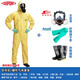 杜邦TychemC級連體防化服耐酸堿工作服化學(xué)品?；坊?shí)驗防護 全面罩套裝（防有機+酸性） XL