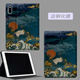 萬(wàn)福來(lái)ipad5保護套Air外套A1474防摔6平板2017款9.7英寸電腦硅膠新款A1474第5代 書(shū)本式 藍金九月 鋼化膜 2021/2020/2019款10.2英寸