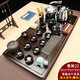 拓進(jìn)茶盤一體式 功夫茶具茶盤套裝全自動(dòng)一體功夫整套茶具盞杯家用全 22逝水流年檀色-黑釉金葉茶具-自動(dòng)黑-配件A 33件