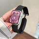 炫戴（XUANDAI）適用vivo watch gt表帶硅膠iqoo watch磁吸vivo watchgt腕帶vivo手表帶折疊扣連接器表耳夏季配件 黑色 送貼膜丨適用：VIVO/iQOO WATC
