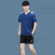 蝴蝶球衣乒乓球運動(dòng)服 乒乓球服男羽毛球服運動(dòng)套裝男短袖上衣速干褲裙 A5122寶藍 男款套裝 L