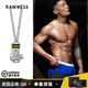 RAWNESS「拳套項鏈」美式拳擊毛衣鏈 拳擊鈦鋼 925銀鎖骨鏈美國契健 銀色【男女同款】