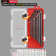 德力西電氣 DELIXI ELECTRIC內(nèi)六角扳手套裝五金維修工具六角螺絲刀(CR-V耀黑中長球頭9件套)