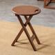 美筑麗家折疊凳子便攜楠竹小馬扎加厚家用高凳簡(jiǎn)易圓凳戶(hù)外小板凳折疊椅子 茶色折疊圓凳【可折疊收納】