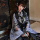 十三余小豆蔻兒[護花鈴-幻夜黑] 刺繡比甲馬面裙明制漢服女裝秋冬 比甲(含配飾) 現貨 S
