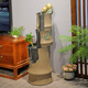 知飾室內(nèi)落地流水?dāng)[件新中式客廳裝飾噴泉招財循環(huán)水景觀新居喬遷禮品 S185-1節(jié)節(jié)高落地流水