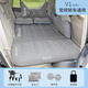 首賦車(chē)載充氣床車(chē)用折疊旅行床汽車(chē)充氣床墊后排氣墊床后座充氣墊睡墊 37分可折疊雙檔加護-灰