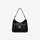 個(gè)樂(lè )（GROTTO）GROTTO個(gè)樂(lè )黑石Hobo大號斜挎單肩包ins風(fēng) 經(jīng)典黑金標（L） W380*H290*D120MM