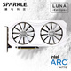 撼與SPARKLE撼與科技 大鵬系列游戲顯卡 Intel Arc A770 白色雙槽雙風扇 16GD6