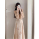 妃莉杋（FeiLiFan）新中式連衣裙女裝套裝2024夏季新款國(guó)風(fēng)漢服小個(gè)子吊帶裙子女夏天 開衫+吊帶裙 M