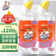 威猛先生深層凈力潔廁啫哩璀璨花舞雙包裝600g*2潔廁靈潔廁精好聞的潔廁液 600g*2瓶 威猛先生