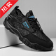 GVTZ斷碼網(wǎng)鞋男士透氣薄款防臭網(wǎng)眼鏤空網(wǎng)面鞋男生2025夏季新款休閑鞋運動(dòng)鞋初中生學(xué)生跑步鞋單網(wǎng)登山鞋速干鞋子 K615黑色 40 標準運動(dòng)碼