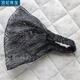 頂妃（DING FEI）氣質(zhì)網(wǎng)紗提花閃亮粉遮白發(fā)寬發(fā)帶蕾絲女頭巾發(fā)套發(fā)帽發(fā)箍頭帶發(fā)飾 黑色 B00-108