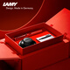 LAMY凌美(LAMY)鋼筆 中國(guó)紅漢字尖墨水筆大禮盒套裝 德國(guó)進(jìn)口 送禮禮物 EF尖
