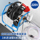 卡維特電動(dòng)抽油泵柴油12v24v220v伏加油機車(chē)載小型加油槍帶計量泵 220V大流量+防爆管+自封槍套件