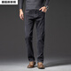 潮酷胖胖熊 牛仔褲男彈力寬松直筒褲 秋冬常規款加肥加大碼男肥佬褲胖子長(cháng)褲 深灰1261 42 (3尺25)220斤左右