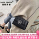 DAFEI DENTON輕奢品牌包包女包單肩包2025新款女士斜挎包七夕情人節(jié)禮物送女友 黑色 精美禮盒包裝