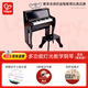 Hape(德國)早教電鋼琴玩具兒童樂器初學(xué)者入門燈光教學(xué)鋼琴黑色E0629