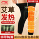 李寧（LI-NING）保暖護膝艾草夏季空調(diào)房老寒腿關(guān)節(jié)炎男女士半月板損傷薄運動護具