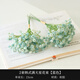 陌花格滿(mǎn)天星仿真花束塑料假花小盆栽插花絹花擺件干花桌面裝飾花藝配材 藍色【2束】