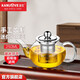 金灶（KAMJOVE）玻璃泡茶壺飄逸杯 茶道杯茶水分離杯 迷你玻璃茶壺過(guò)濾內膽茶具 AM-717/250毫升