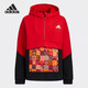 阿迪達(dá)斯 （adidas）中大童運動休閑舒適百搭圓領(lǐng)套頭衫衛(wèi)衣HC2734 128碼