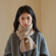 麓格立 圍巾女2025新款冬季韓版百搭學(xué)生針織毛線披肩保暖圍脖生日禮物 韓版圍巾【卡其色】