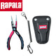樂伯樂（RAPALA）鋁合金輕量便攜路亞鉗鷹嘴可剪線帶鉗套釣魚垂釣用品漁具配件 RAPR6S