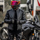 GHOST RACING摩托車(chē)騎行服皮衣皮褲套裝防風(fēng)保暖騎行夾克男防摔賽車(chē)服四季 Y15皮衣 2XL