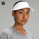 lululemon丨Fast Paced女士前側(cè)加高空頂遮陽(yáng)帽速干芯吸 LW9FM7S 白色 O/S
