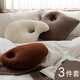 微光里 沙發(fā)抱枕輕奢高級感3件套裝靠枕組合現代簡(jiǎn)約ins風(fēng)靠墊裝飾枕頭 3個(gè)裝抱枕【米白+焦糖+灰咖】