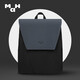 MAH羊舍聯(lián)名款雙肩包男森系撞色書(shū)包原創(chuàng  )小眾旅行背包大容量簡(jiǎn)約 曜石黑