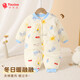 纖絲鳥(niǎo)（TINSINO）嬰兒衣服冬季寶寶哈衣夾棉保暖新生兒衣服滿(mǎn)月周歲哈衣爬服