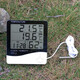 KUAIQU溫濕度計HTC-1室內外電子干溫濕度計 HTC-2溫濕度表帶線(xiàn)探頭 HTC-2有探頭【線(xiàn)長(cháng)約1米】