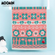姆明（MOOMIN） 長絨棉毛巾 A類毛巾單條裝 純棉洗臉巾 柔軟吸水洗澡巾 花朵面巾 花朵毛巾粉色-47-D1122120 34*80cm