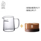 九土中式溫茶爐蠟燭加熱暖茶爐茶壺果茶保溫烤茶提香燭臺溫茶底座 玫瑰金暖茶爐+玻璃公杯