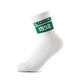 飛躍（Feiyue）中筒襪子運動襪棉襪子潮襪子（1958\/1959隨機發(fā)貨） 白色綠條 男款