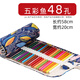 輝柏嘉（Faber-castell） 筆簾卷筆袋大容量筆袋鉛筆袋布女簡(jiǎn)約棉麻素描彩鉛插筆收納素描筆袋 48孔-五彩魚(yú)（其它品牌）不含筆