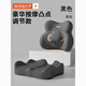 尼拉坐墊椅墊護腰座墊靠背一體辦公室宿舍長(cháng)期久坐神器美臀墊墊子屁墊 按摩腰靠+坐墊【黑色】豪華套裝