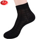 浪莎襪子男士6雙棉男襪春夏季薄款網(wǎng)眼透氣棉襪中筒商務(wù)男襪 L5509深色3雙白色3雙 共 6雙 均碼 (39-44)