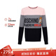 莫斯奇諾（moschino）女士拼色小熊系列棉質(zhì)套頭衛衣 Z A1730 9001 粉灰黑拼色 M