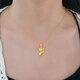 千影黃金項(xiàng)鏈吊墜女款9999足金墜子小狐貍真金掛墜送老婆生日禮物按克 重2.42-2.6g(含工費(fèi)30)