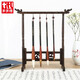 【全網(wǎng)低價(jià)，真便宜直播間】天天練(Tiantianlian)12針雞翅木龍頭筆掛 文房四寶古風(fēng)擺件中式毛筆架 TN-0429