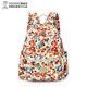 菲都狄都雙肩包簡(jiǎn)約休閑女包夏季大容量實(shí)用韓版媽咪包時(shí)尚雙肩背包 潑墨花大號 Z030-2
