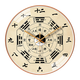 Tazxin養(yǎng)生掛鐘子午流注美容院鐘表中醫(yī)十二時辰經絡八卦靜音掛墻時鐘大 養(yǎng)生A 【金色框】 12英寸 30cm