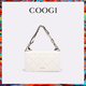 COOGI包包女款輕奢品牌高端時(shí)尚女士手提斜挎包2026年老婆紀念生日禮物 米白（精美禮盒＋禮袋）