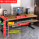 月康曼琴桌升降抽拉式電子鋼琴midi鍵盤(pán)桌架收納桌音樂(lè )制作編曲桌工作臺 長(cháng)180*寬60黑架+橡木色