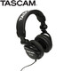 TASCAM 達斯冠TH02頭戴封閉式錄音混音耳機樂器專用歌手錄音棚工作室個人配音耳機黑色 黑色